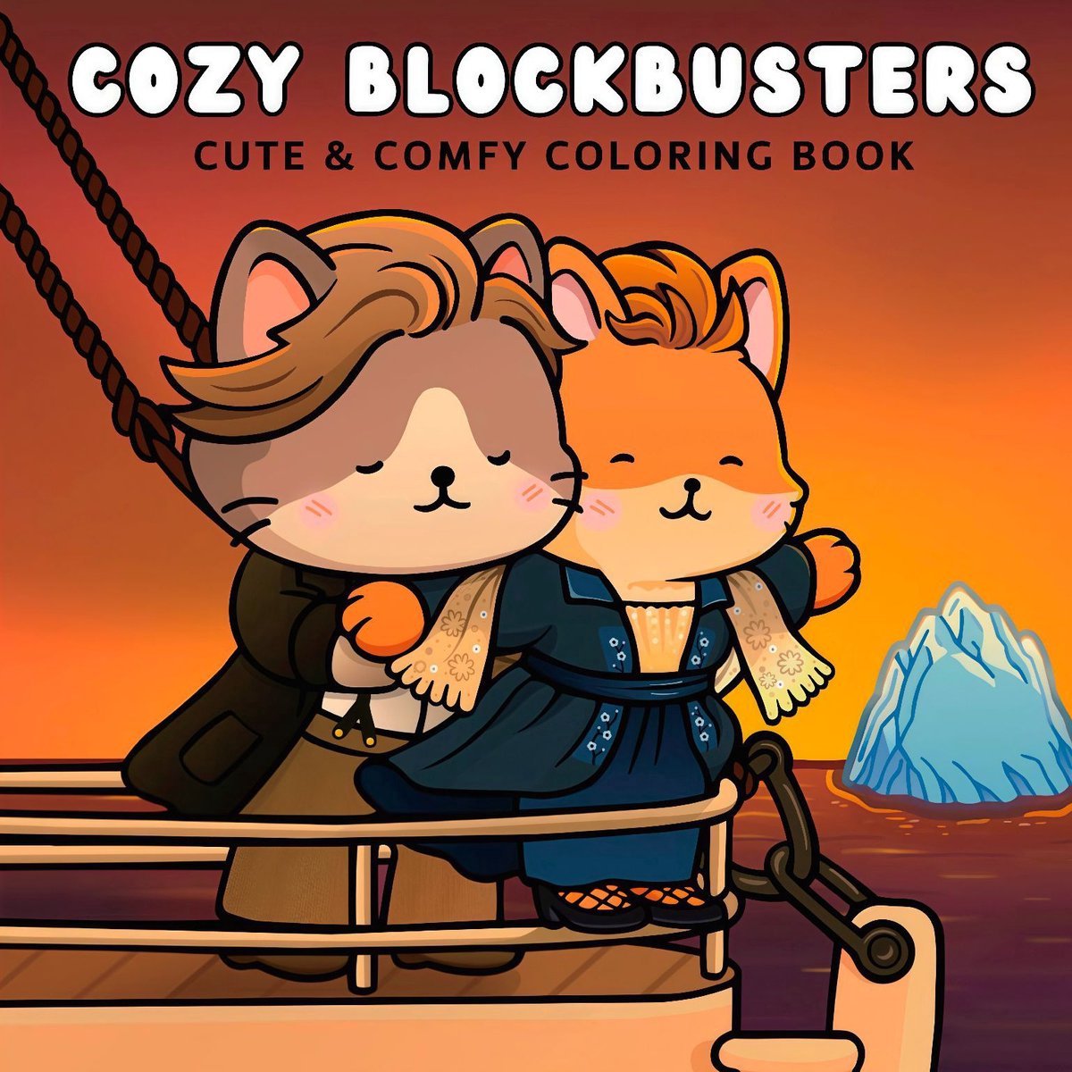Cozy Blockbusters : Kleurboek voor Volwassenen en Tieners met Schattige en Licht Hartverwarmende Momenten voor Ontspanning (Cute & Comfy Coloring Boek) – Paperback – 1 Juni 2026