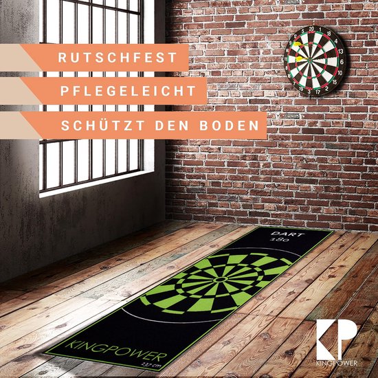 Dart Darts Tapijt Dart Tapijt Dart Mat 237x80cm Steeldart Darts Dartbord Accessoires Afvoerlijn Bescherming Rubber Dartbord Verschillende Ontwerpen Kingpower van Dart — afbeelding 2
