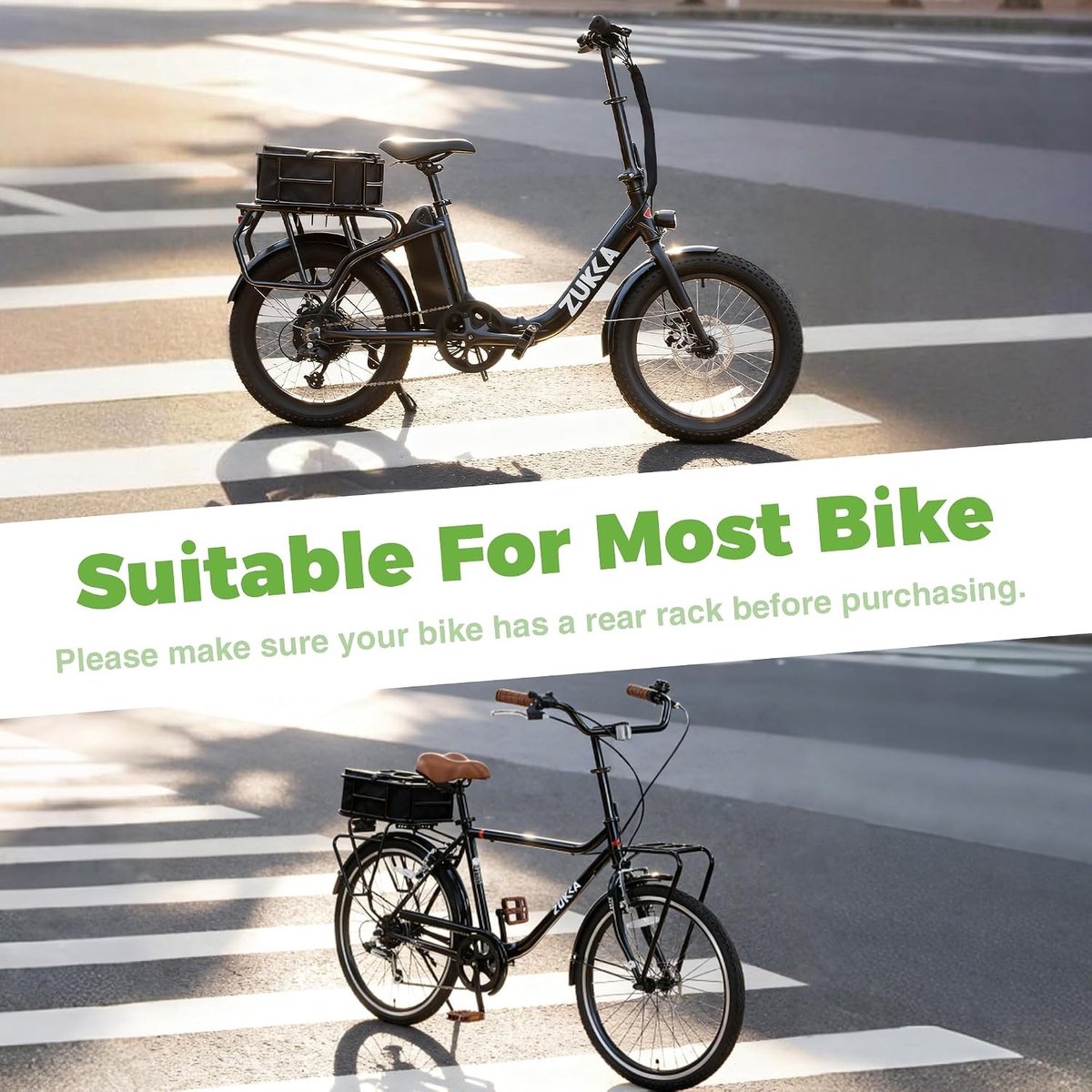 Fietsmand voor hond - Zwart - 43 x 32 x 15 cm - Metalen Fietsmand met Voering voor E-bikes