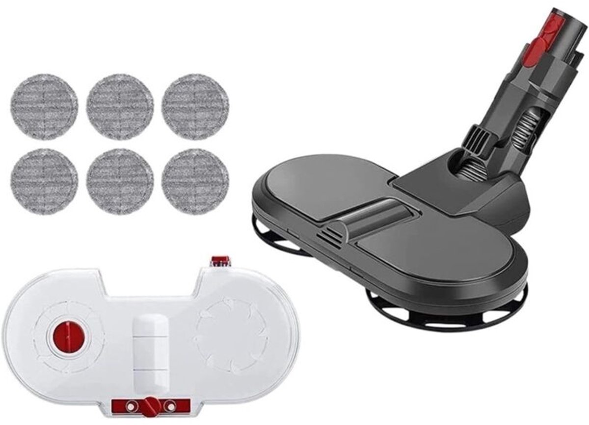 Waterreservoir compatibel met geschikt voor Dyson V7, V8, V10 en V11 stofzuigers; inclusief 6 schoonmaakdoekjes.