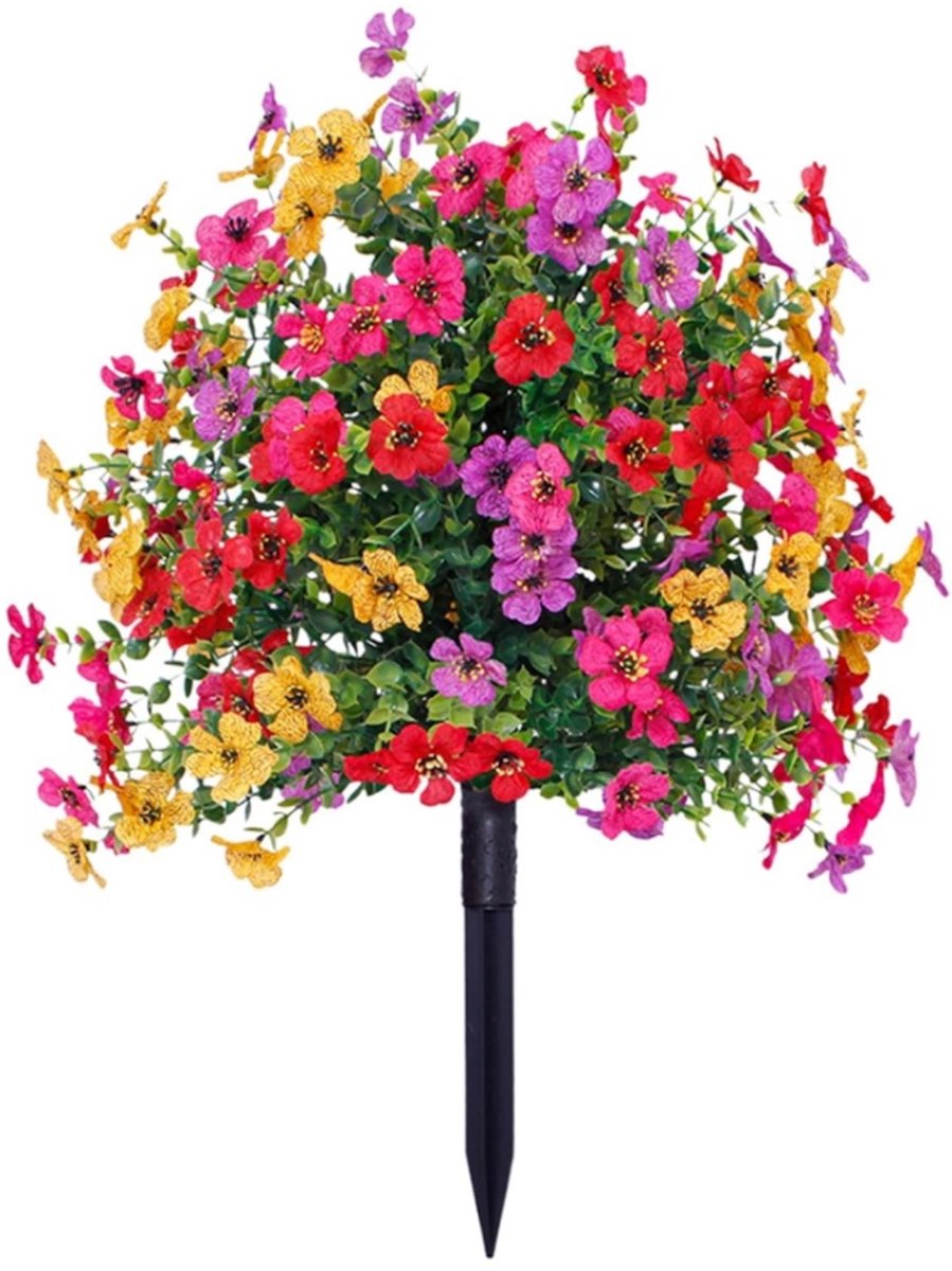 Casalora® Kunstbloemen met Grondpinnen – Kleur Kunstbloemen Buiten – 60 cm – Tuindecoratie – Onderhoudsvrije Bloemversiering voor Tuin, Balkon en Terras