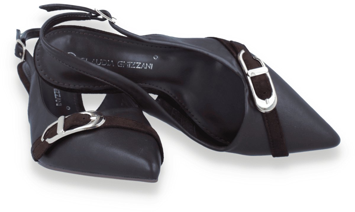 Mode Mania Dames Slingback | Bruin | Maat: 37