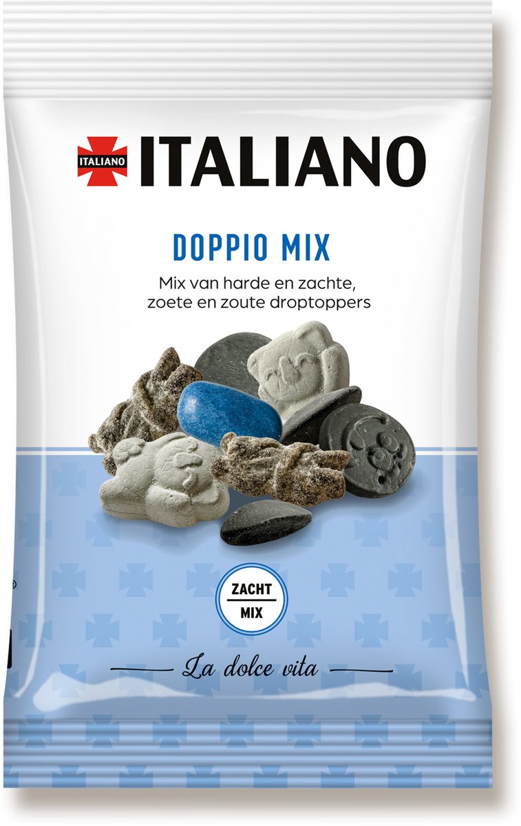 Italiano Doppiomix -Dropselectie - 160 gram - 14 zakken