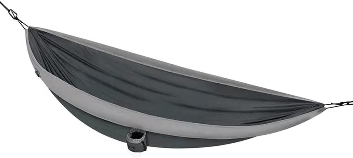 Hangmat - Hangstoel Reizen - Buiten Ontspannen - Anti-rollover Ontwerp - 240 x 173 cm - Grijs