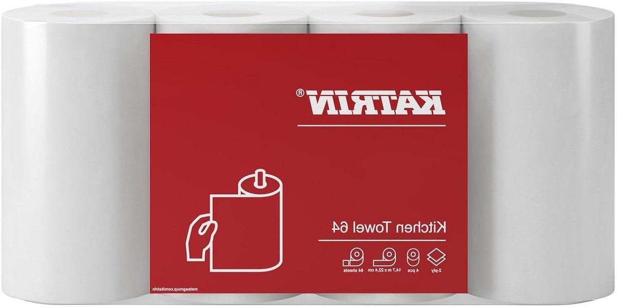 Keukenrol 2-laags - Papieren keukenrol Keukendoeken - Keuken schoonmaken - Zeer absorberend - 32 rollen - Wit