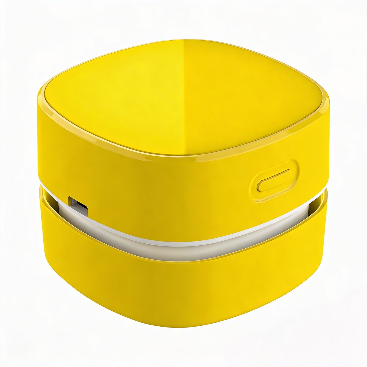 Mini Draadloze Tafelstofzuiger, Draagbare Bureau Stofzuiger USB-oplaadbaar voor Toetsenbord, Laptop, Kantoor, Auto en Huisdierenhaar(Geel)
