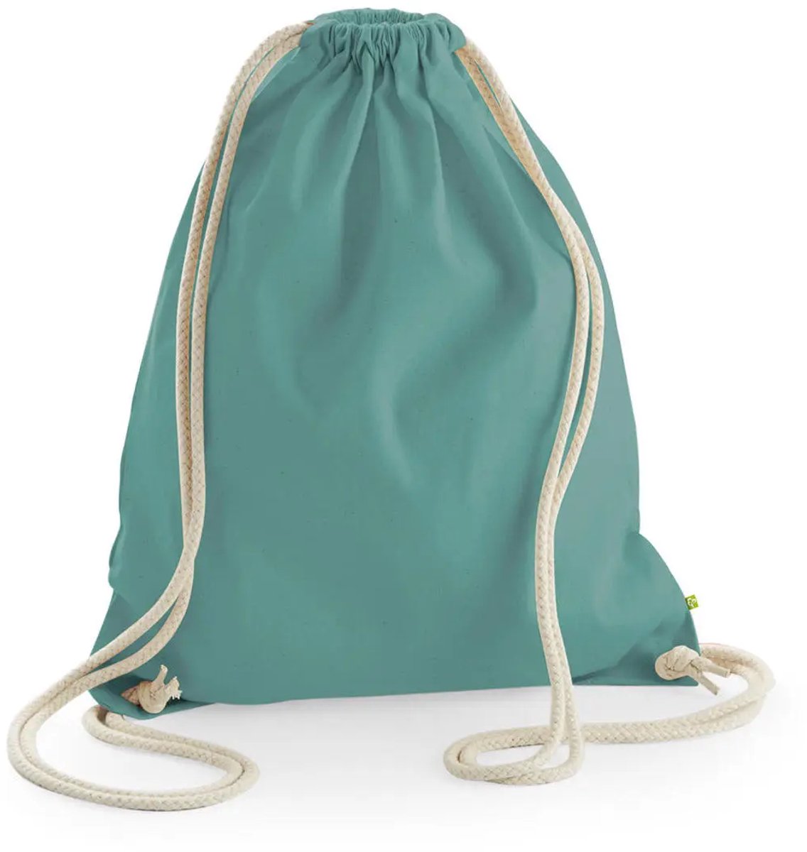 Westford Mill EarthAware® Organic Gymsac WM810 - Sage green - 37 x 47 cm