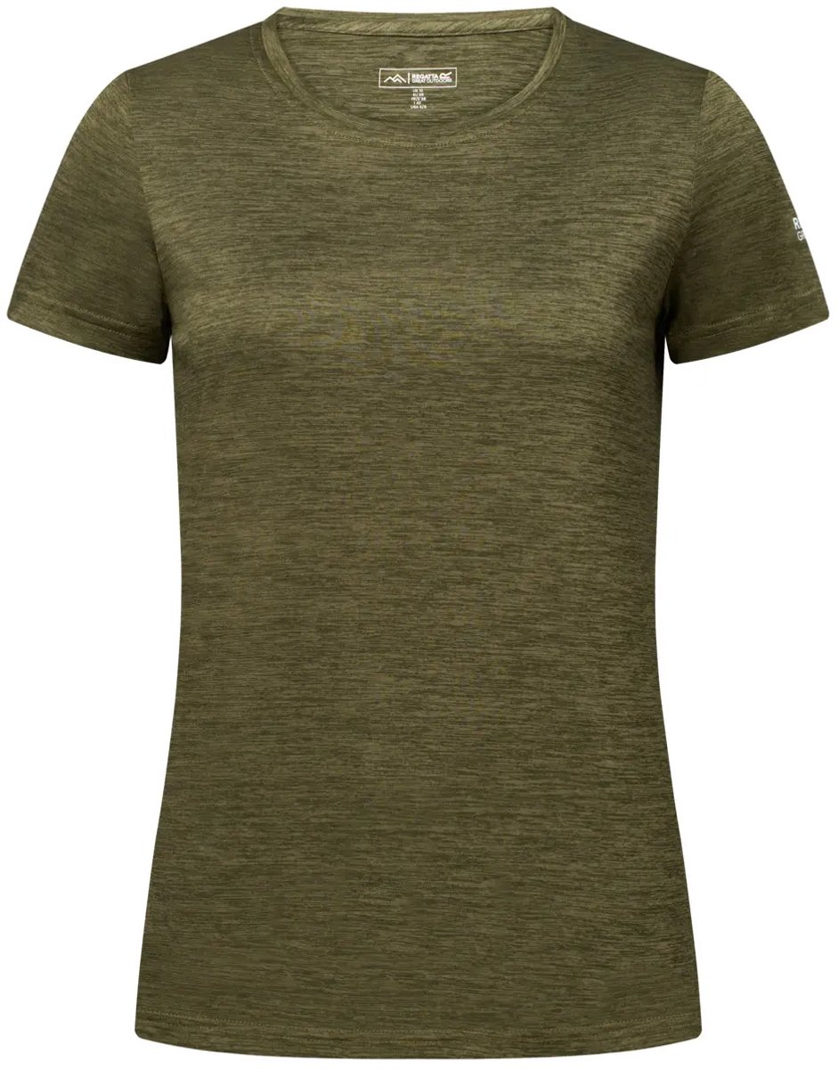 T-shirt dames Regatta Fingal Edition Olijfnacht