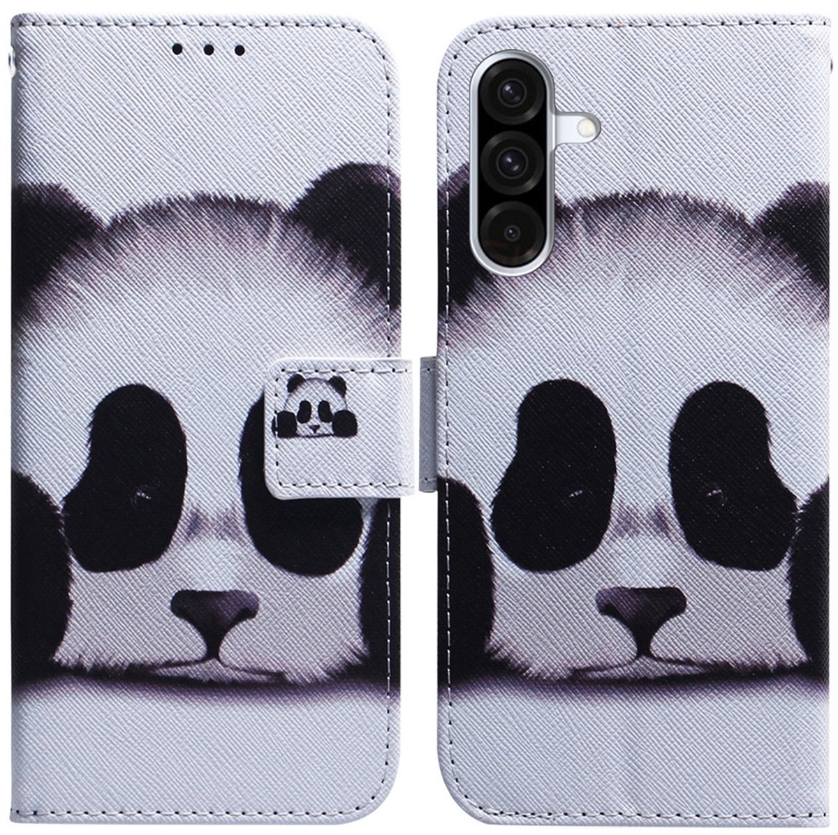 BoekCover Hoes Etui geschikt voor Samsung Galaxy A27 - Panda