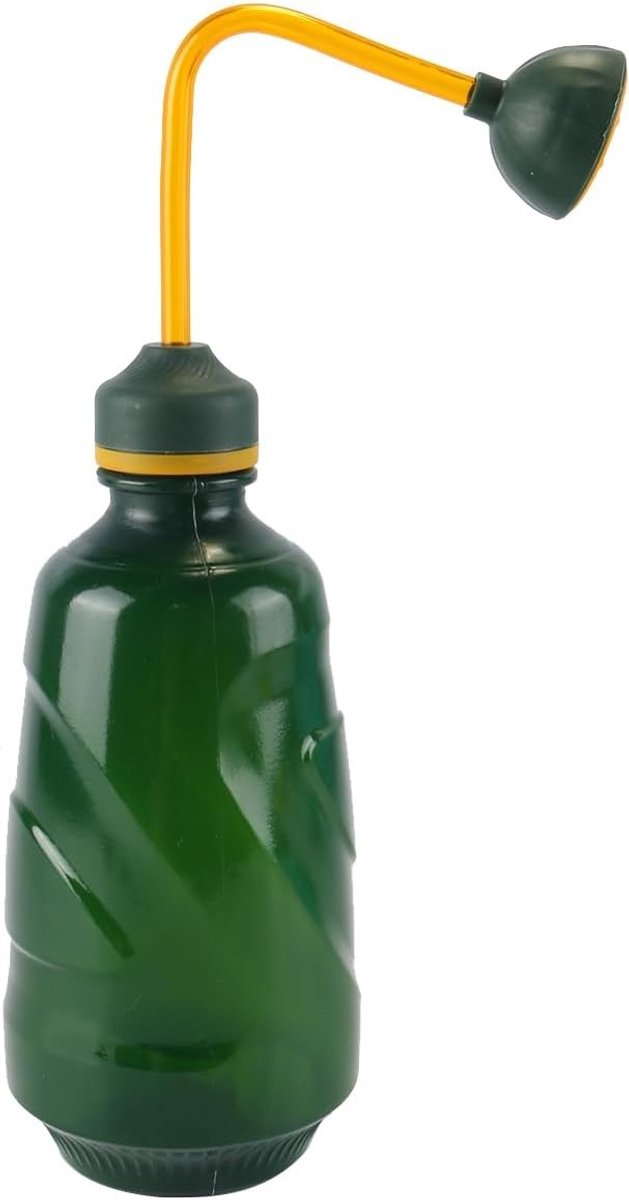 Mini gieter voor kleine planten, stekken, bloemen en zaailingen - zachte sproeier voor voorzichtig watergeven, 0.45 L groen