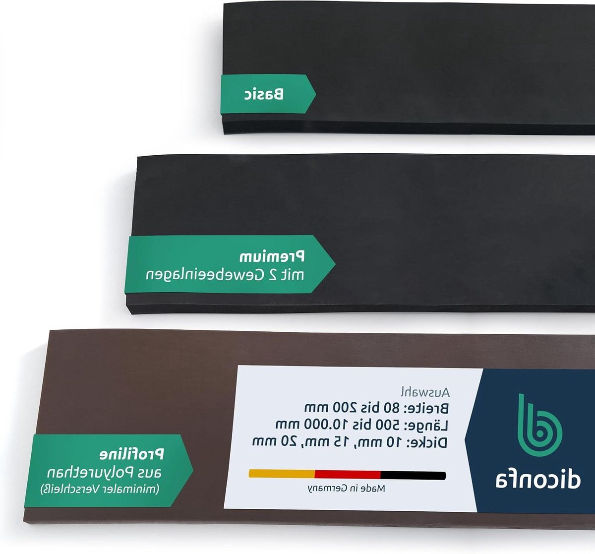 Afschraaplijst op maat - Sneeuwschuiver rubber - Sneeuw ruimen - Slijtvast rubber - 100 x 3500 mm - Zwart