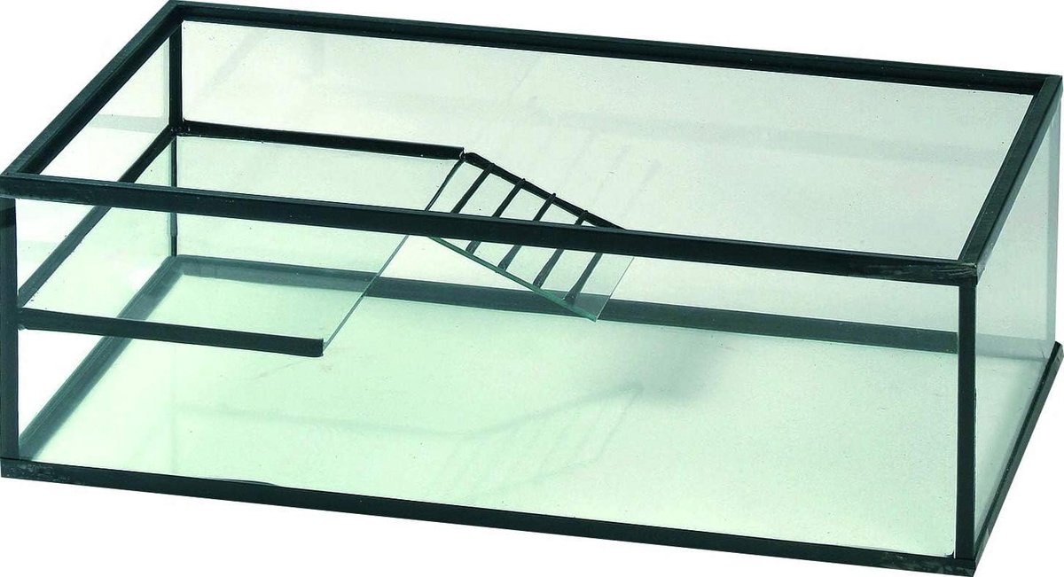 Reptielen Vivarium - Schildpadden Verblijf - Huisdier Huisvesting - Ruim Acryl Glas - 60 x 35 x 20 cm - Transparant