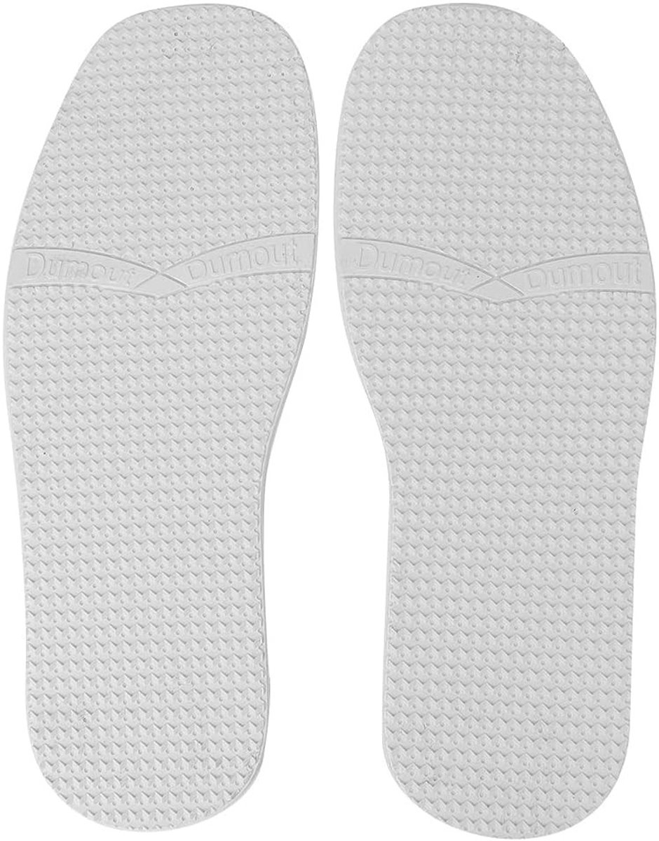 Vervangende rubberen schoenzolen voor schoenen, volledige zool, set van twee (wit) - ideaal voor comfort en duurzaamheid
