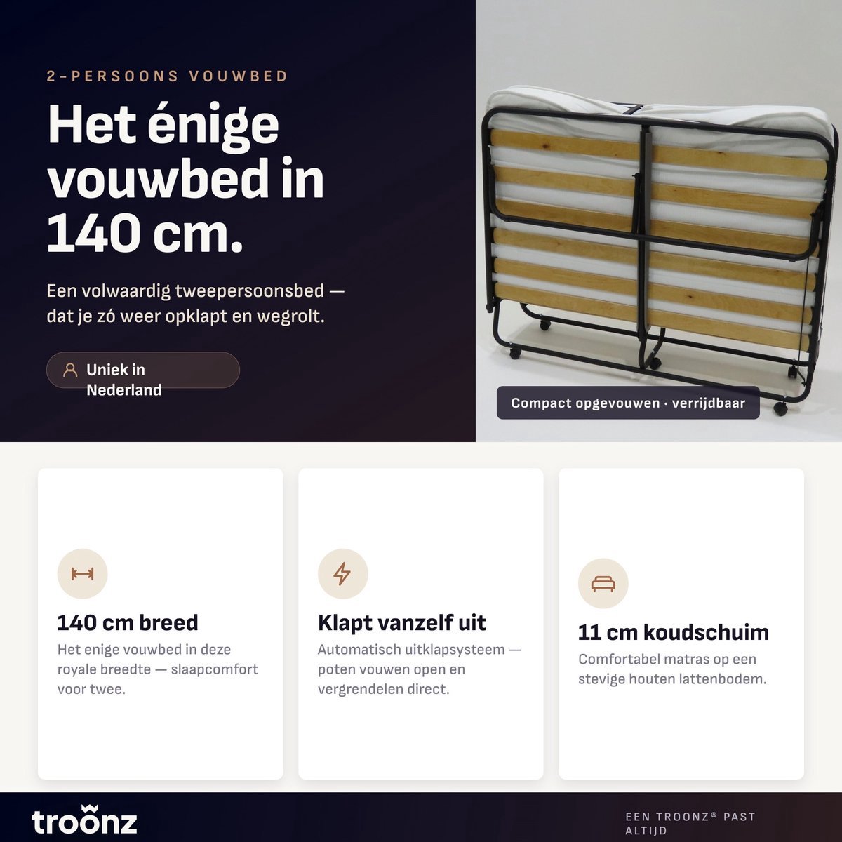 Troonz Troonz Verona Logeerbed - afbeelding 5