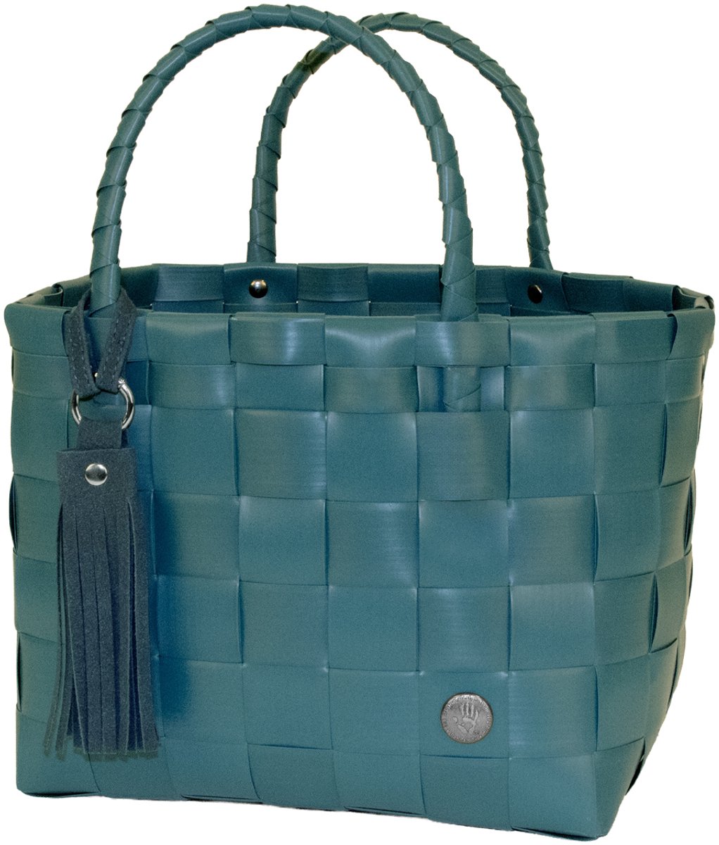 Handed By - Handtas - Shopper - City Bag - Tas - Werktas - Lunchtas - Kantoortas - Kwastje/tassel - smaragdgroen - emerald green