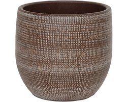 Pot tokio d28h26cm bruin