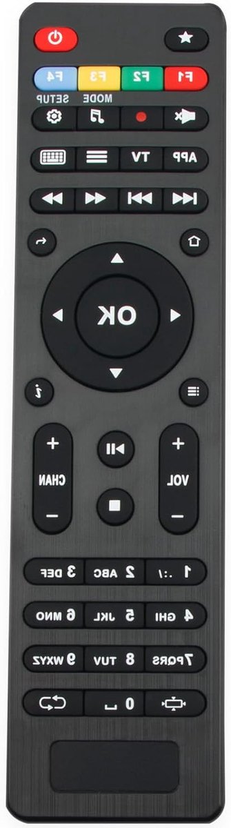 Vervangende Afstandsbediening - Universele Controller - TV Bediening - Direct Gebruiksklaar - 10 Meter Bereik - Zwart
