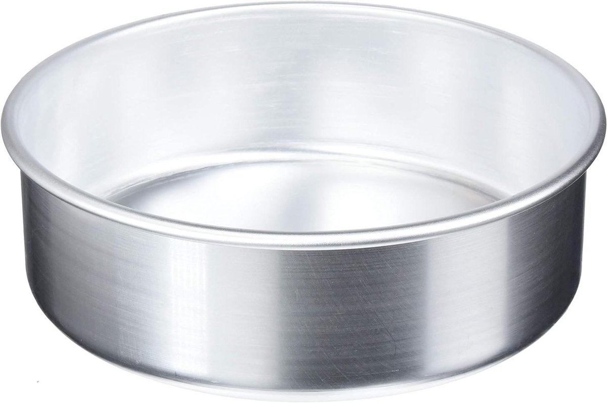 Cilindrische Bakpan - Taartvorm Cakevorm - Bakken Thuis - Hoogwaardig Aluminium - 24 cm - Metaal