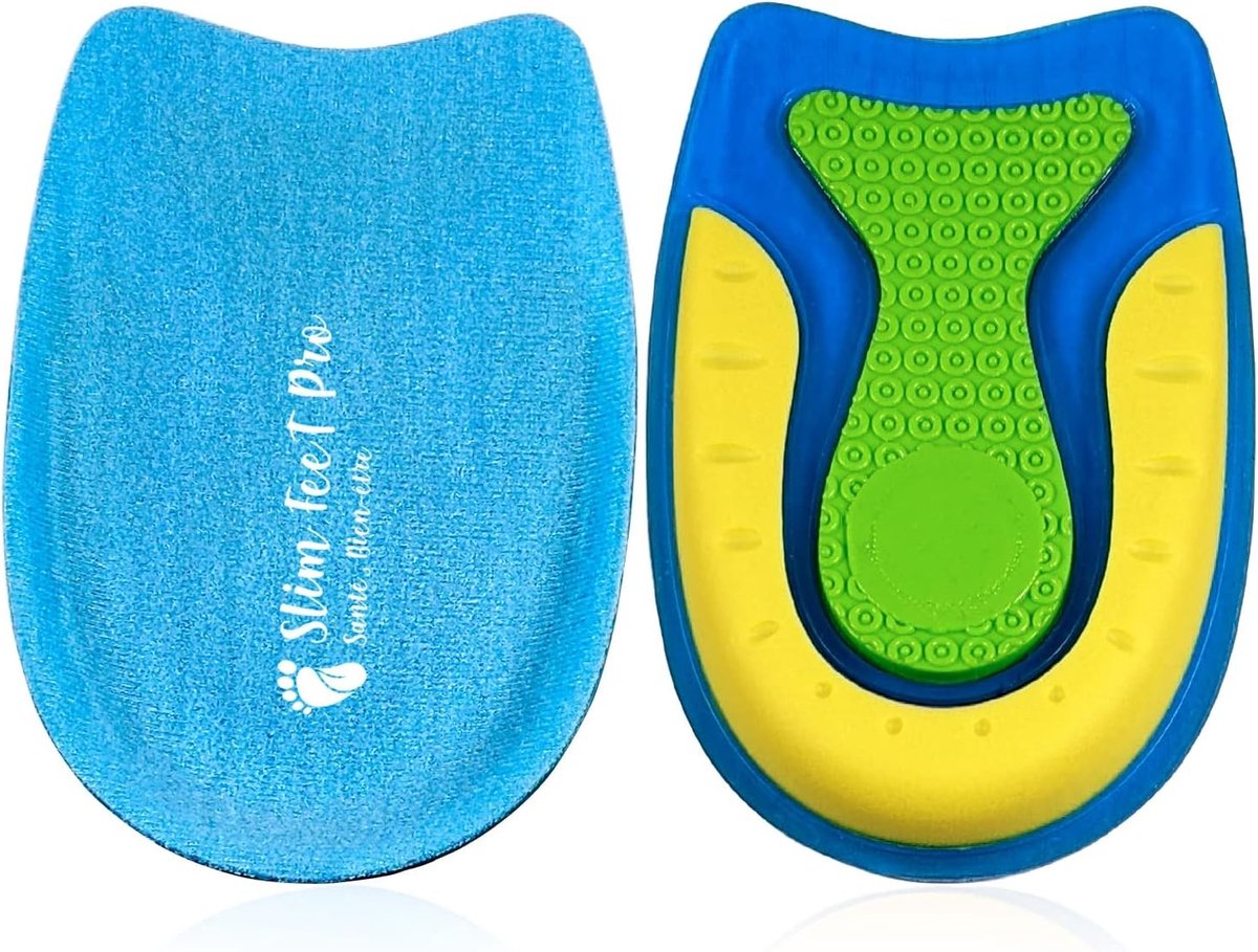Hielspoorzooltjes - Transparant - Maat S EU 35-41 - Orthopedische Gel Hielkussentjes voor Pijnverlichting