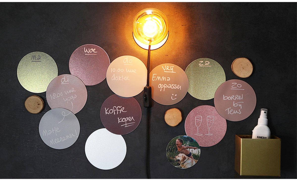 Design Magneetbord - Leisteen - 60x100cm - Kamer26