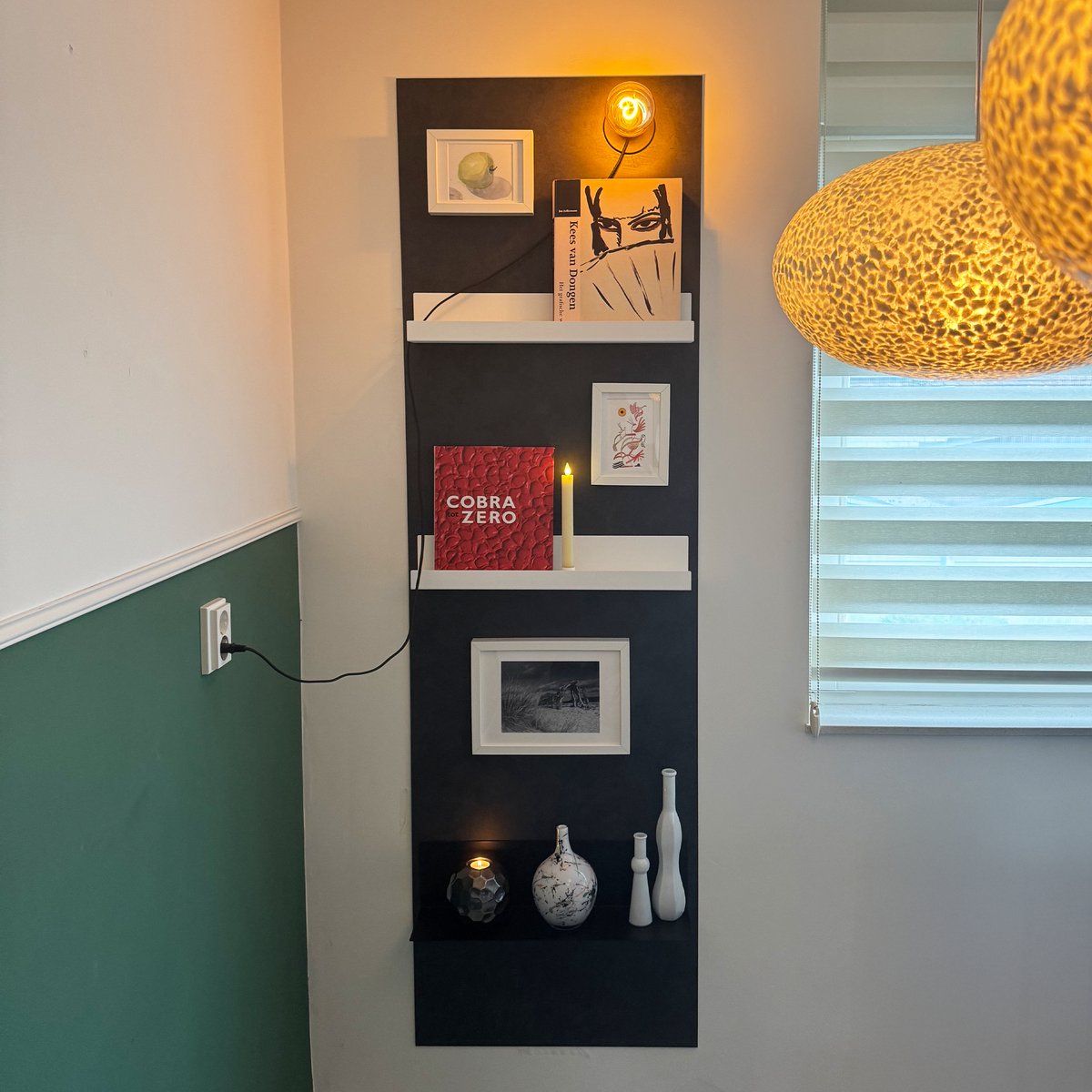 Magnetische Designwand Medium - 2 Bordpanelen - 60x100cm - Kamer26