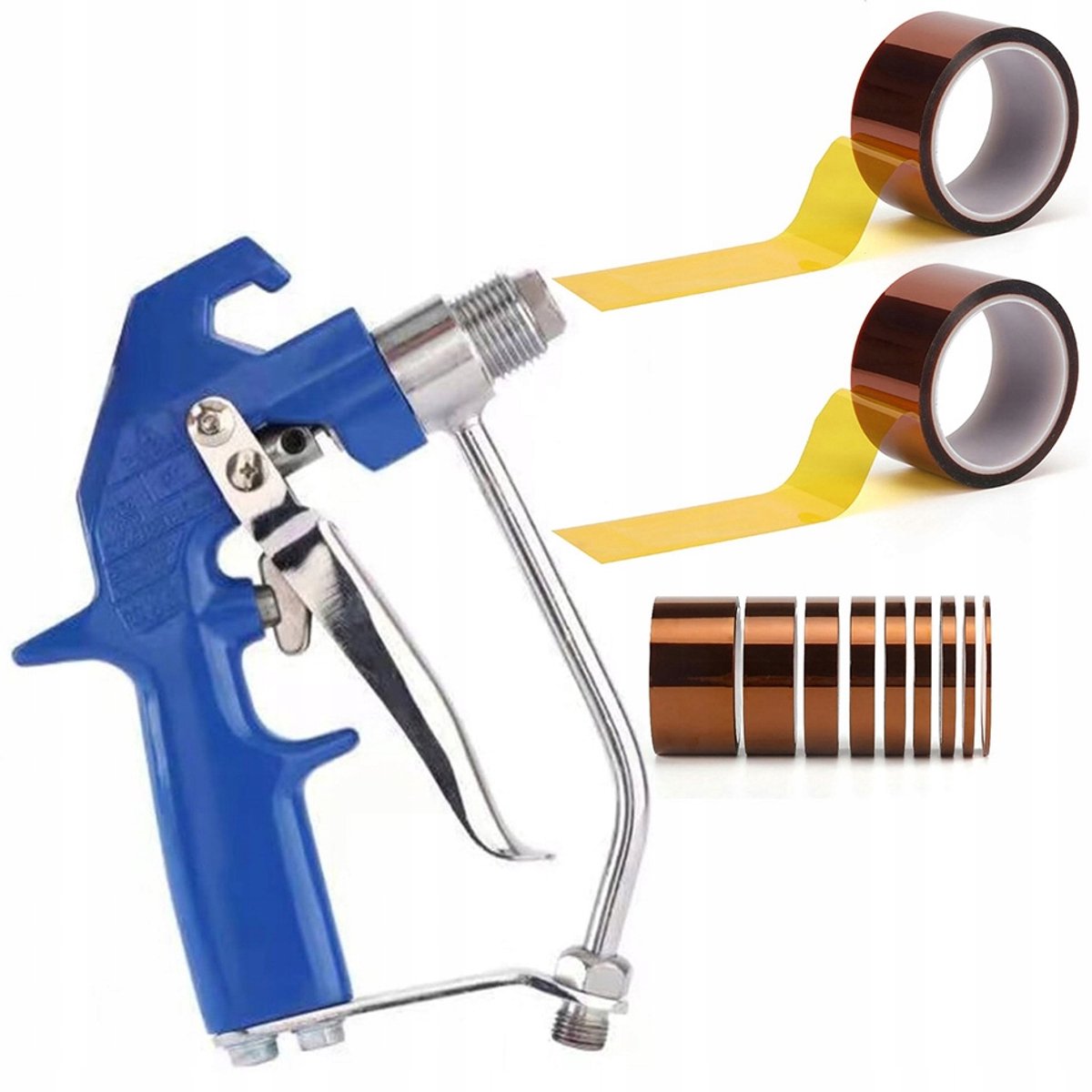 Rosfix Spuitpistool BS500 Set - Eénstuksgietwerk, 500 bar - 1/4'' Aansl 7/8'' Spuitmond Filter - Geschikt voor Graco, Wagner