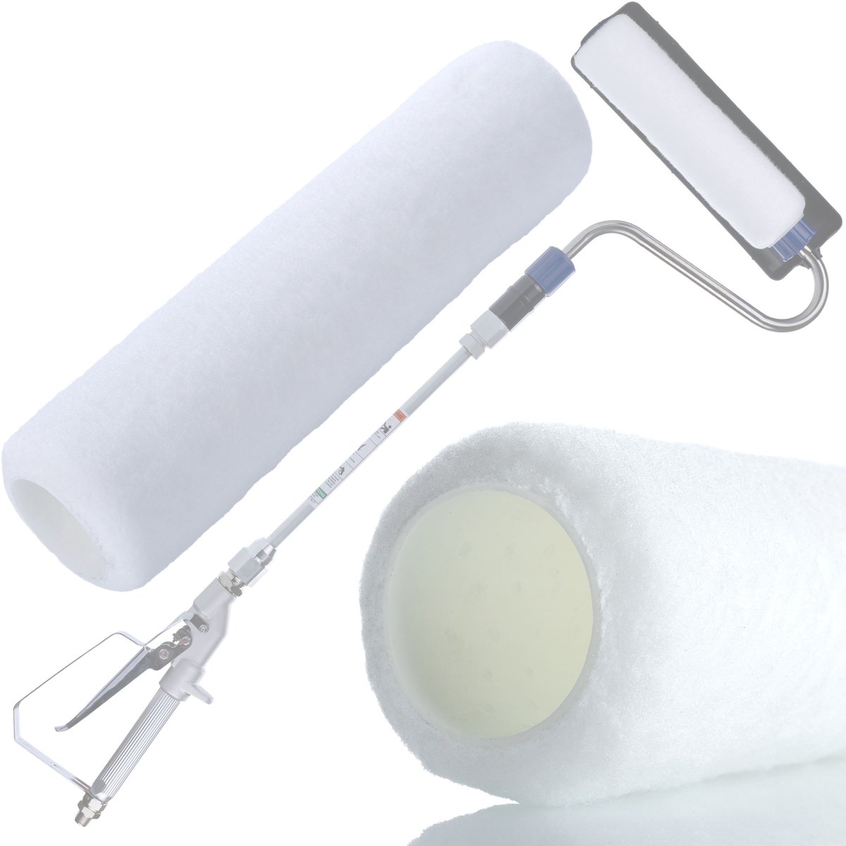Rosfix Verfrol Reserveonderdeel 25 cm - Exacte Verfverdeling - 25 cm Breedte