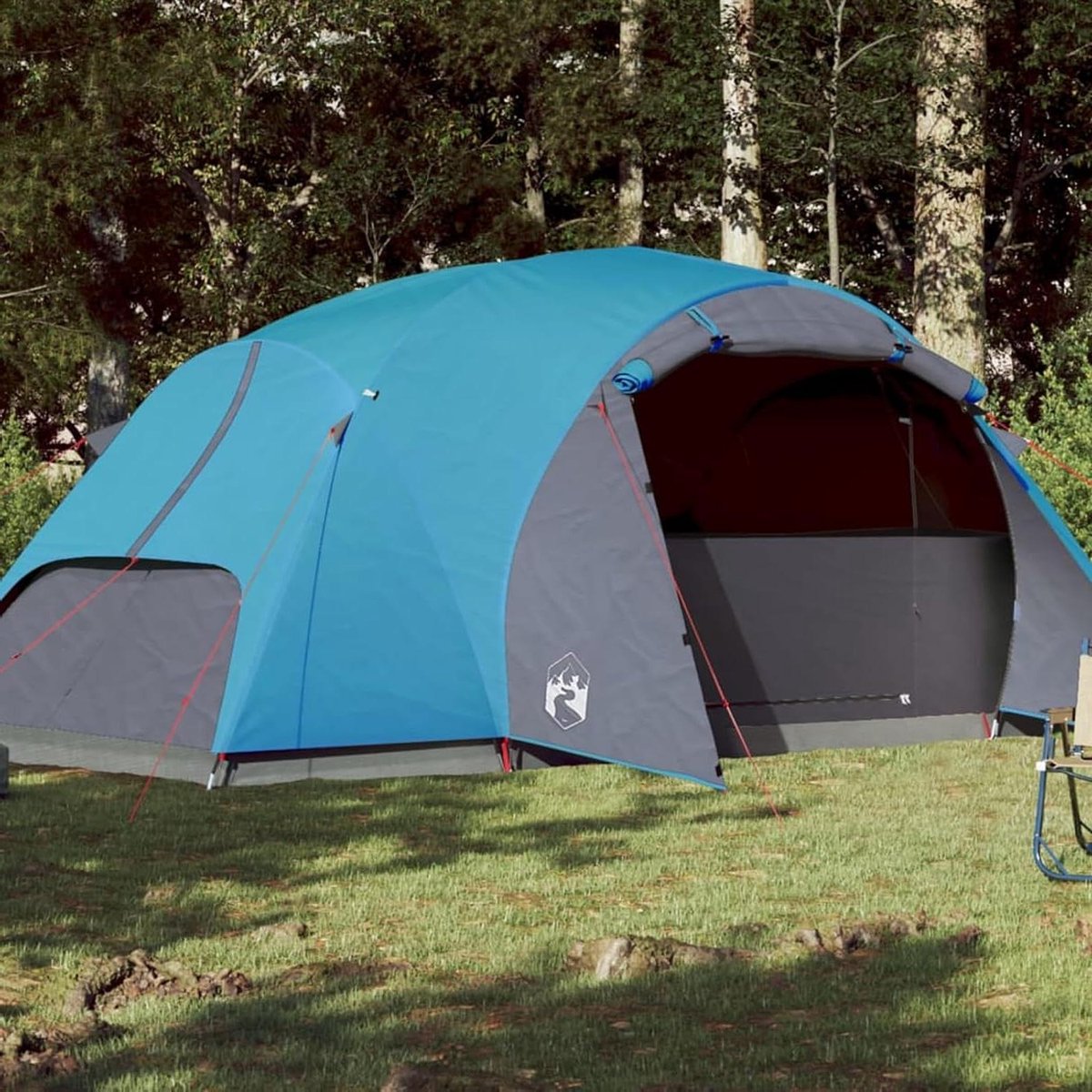 Campingtent 8 Personen - Familietent Strandtent - Buiten Kamperen - Rondom Waterdicht - Niet gespecificeerd - Blauw