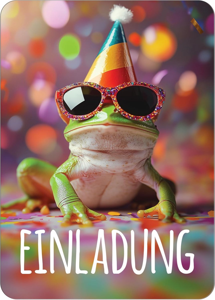 Uitnodigingskaarten voor verjaardag - 12 x uitnodigingskikker voor je feest - grappige uitnodigingskaarten voor kinderverjaardag - themafeestjes en speciale gelegenheden - onvergetelijk