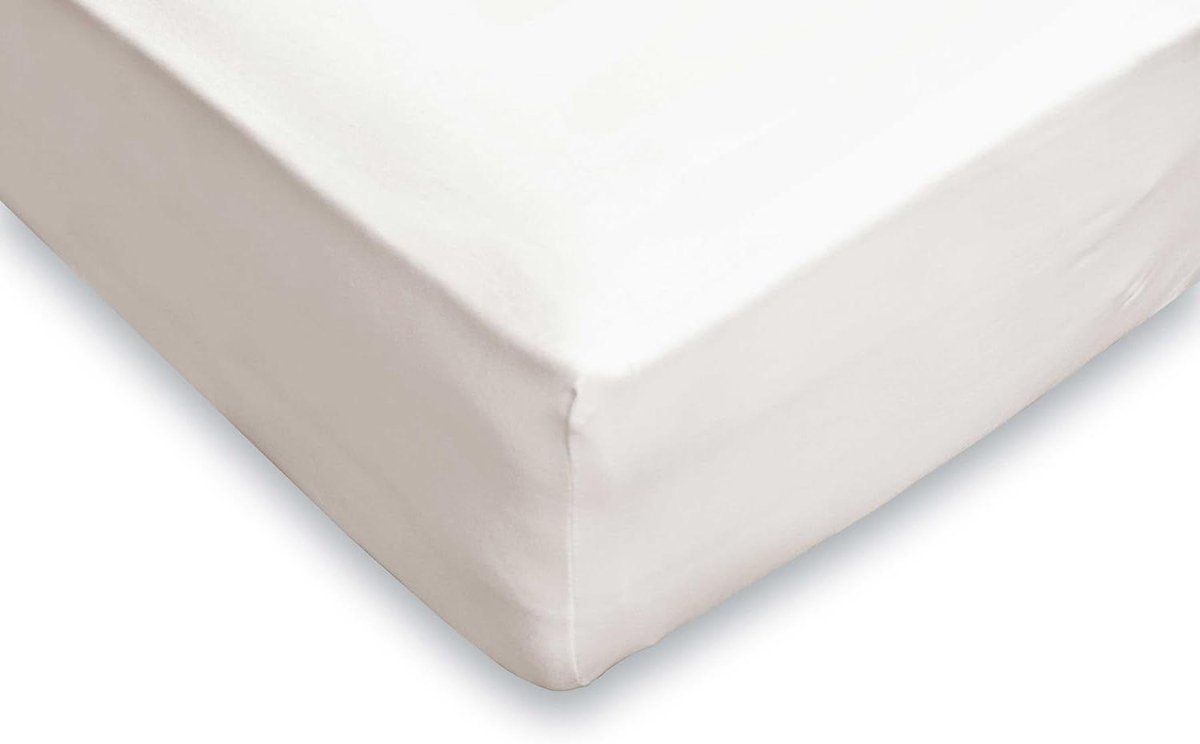 Hoeslaken Baby Jersey - Baby Hoeslaken Ledikant - Babykamer Inrichten - 100% Gebreid Katoen - 60x120 cm - Ivoor