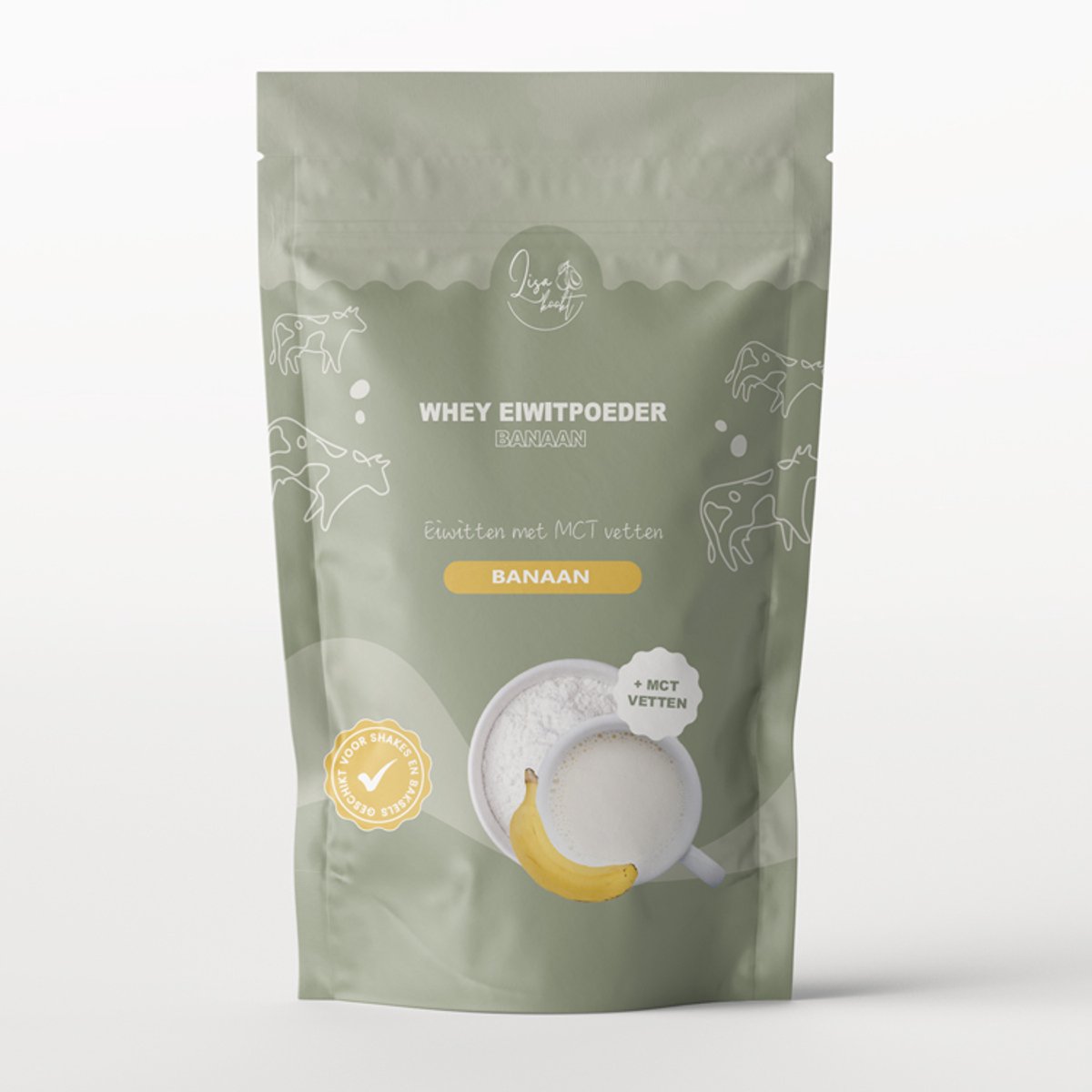 Whey Eiwitpoeder Banaan + MCT