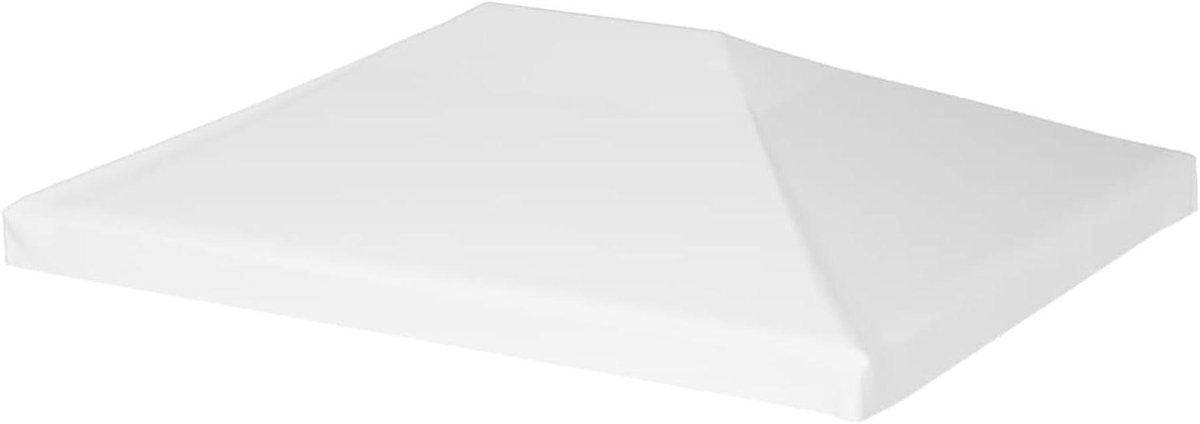 Paviljoendak Vervanging - Dakzeil Tuinpaviljoen - Bescherming Buiten - Waterdicht UV-Bestendig - 4 x 3 meter - Wit