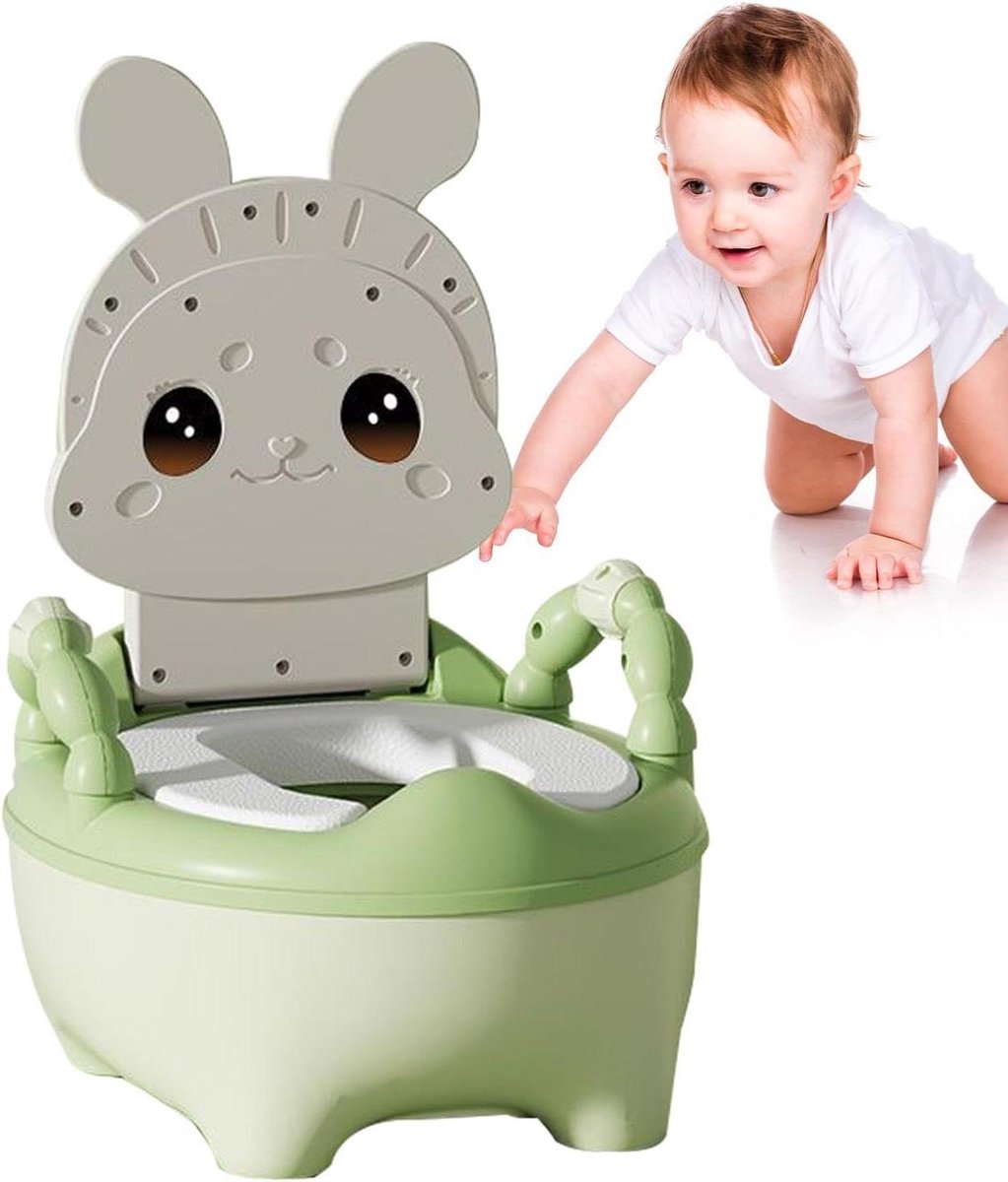 Kinderpotje Trainingsstoel - Potje Stoel - Zindelijkheidstraining - Lade Toiletbak - 36 x 31 cm - Groen