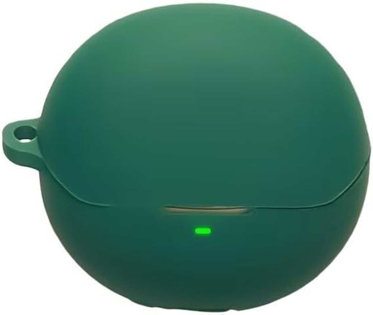Beschermhoes QCY N60 - Oplader Case - Oordopjes Beschermen - Schokbestendig Ontwerp - Perfecte Pasvorm - Donkergroen