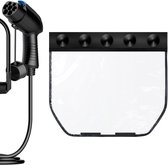 Regenhoes voor auto-opladen, zuignap ev-oplader auto, waterdicht oplaadaccessoire met UV-bescherming, 59 x 54 cm, weerbestendig voor elektrisch voertuig, past op de meeste
