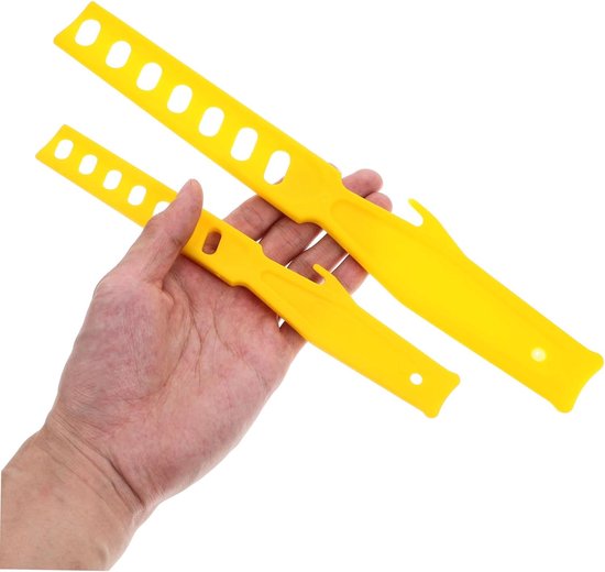 Verf Roerstaafjes - Mengstokken Roerstaaf - Verf Mengen - Herbruikbaar PP Materiaal - 28 cm - Geel — afbeelding 5