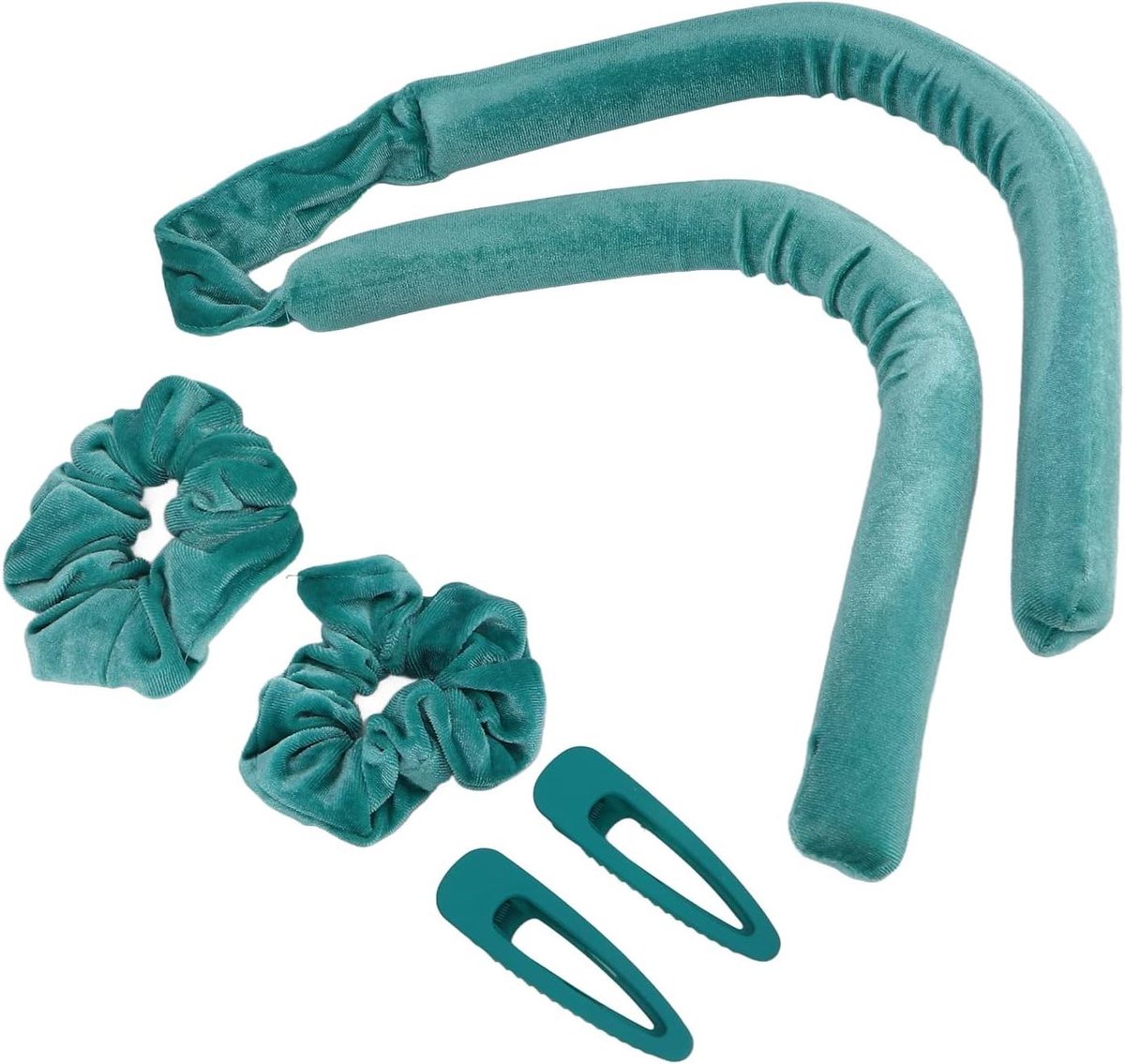Haar Krul Lint Set - Hittevrije Krultang - Haar Stijlen - Zonder Hitte - 1 Set - Roze