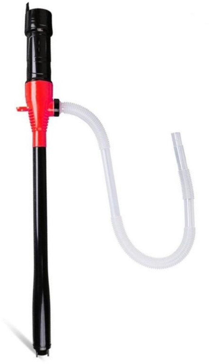 GELLDG Brandstofpomp voor Auto's - Elektrische Vloeistoftransfertpomp - 58,9x4,5cm - Compact en Makkelijk Op te Bergen - Geschikt voor Benzine, Water, Olie en Andere Vloeistoffen - Kunststof - 1 Stuk