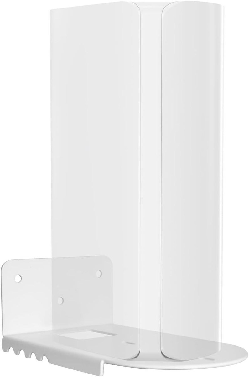 Metalen Router Houder - Wandmontage Beugel - Router Organiseren - Verbetert Signaalbereik - N.v.t. - Wit