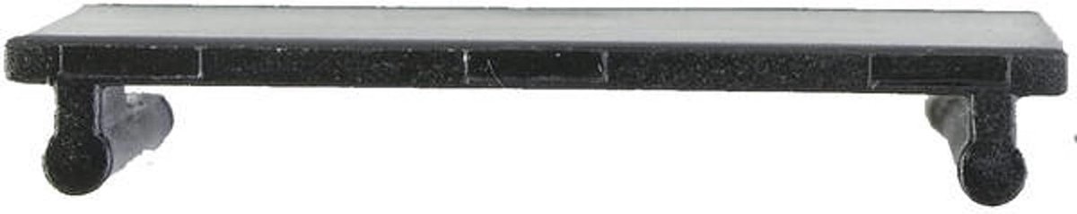 Deksel voor Golfslanghouder - Kabelbescherming Deksel - Kabelbeheer - Flexibele Polyamide Constructie - 25 mm - Zwart