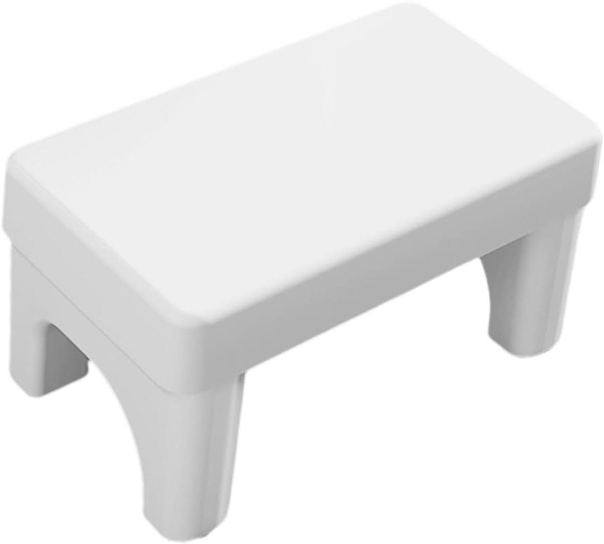 Toiletkrukje - Voetkrukje - Gezond toiletgebruik - Optimaal hurken - 36x20cm - Wit