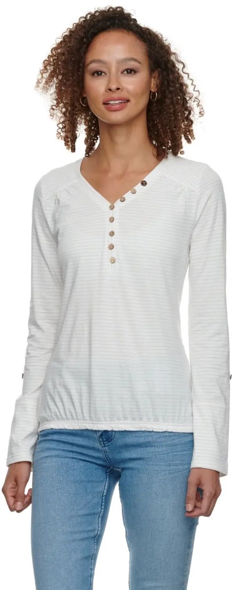 Sustainable Lange Mouwen T-shirt Dames Ragwear Pinch Gestreept