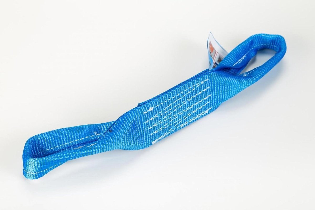 Autogordel Spansysteem - Spanband Auto - Voertuig Transport - DIN EN 12195-2 Gecertificeerd - 350 mm - Blauw