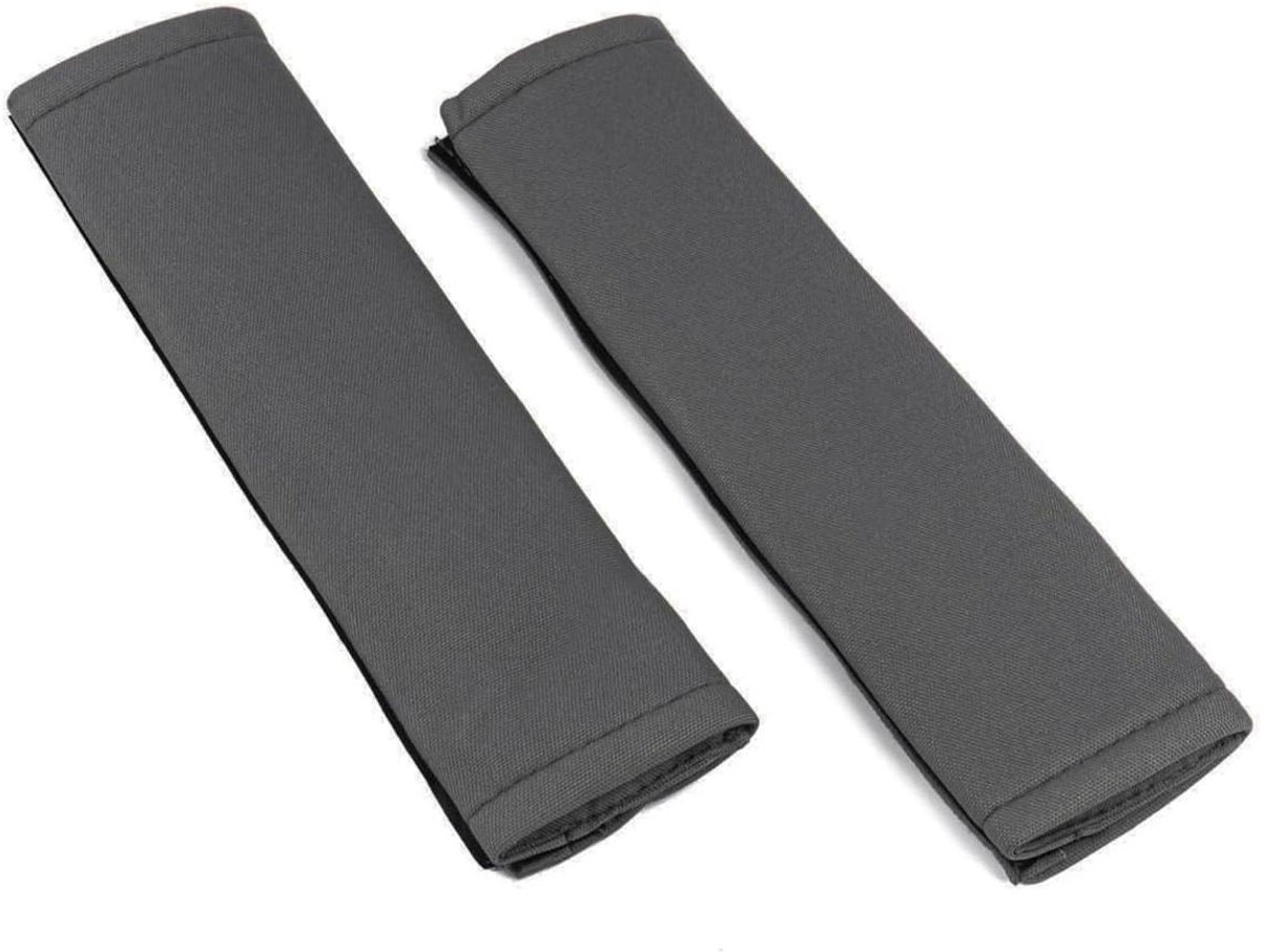 Gordelbeschermhoes Set - Gordelhoes Autogordel - Comfortabel Reizen - Zacht Materiaal - 237 cm - Donkergrijs