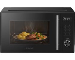 Inventum MN257SB Solo magnetron - 25L - 900W - 8 kookprogramma's - Display - Ontdooifunctie - Zwart