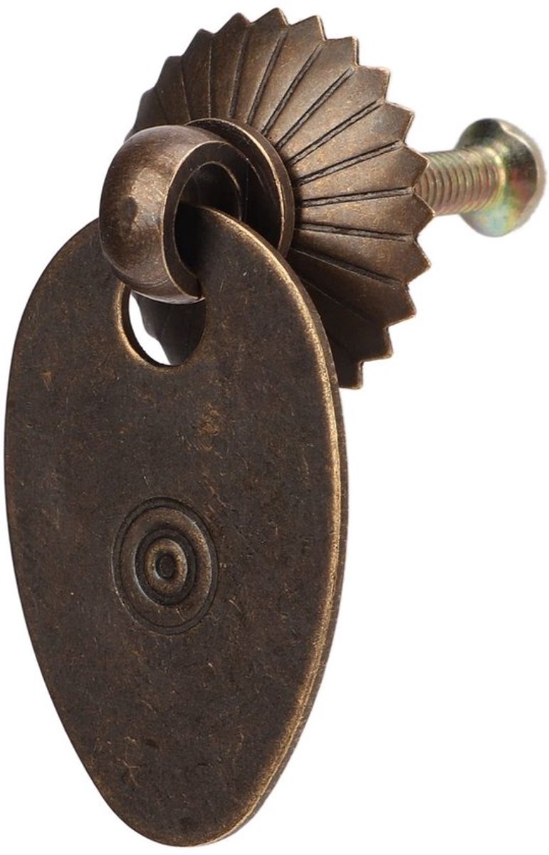Ringgrepen Antiek - 10 Stuks - Messing Handgrepen - Decoratieve Kasten - Lade/Deur Grepen - Robuust en Duurzaam - Ladegrepen