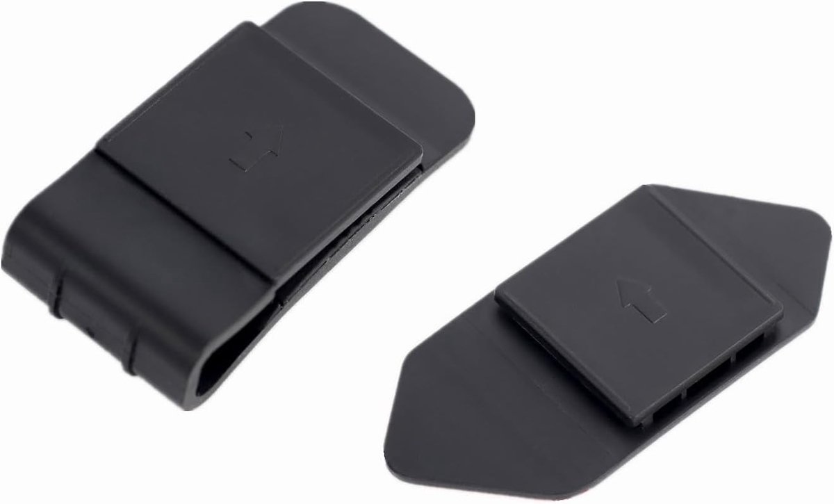 Motorhelm-headset - Zwart - Accessoire Clip Set - Geschikt voor Bluetooth Intercom - Universeel Gebruik