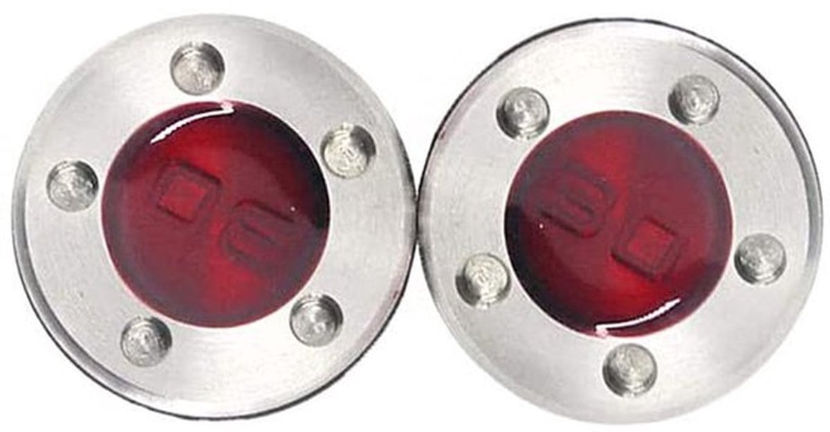 Puttergewichten 30g - 2 Stuks - Hoogwaardige Metalen Gewichten - Rubberen Ringen - Slijtvast - Afdichting tegen Vocht - Golfgewichten