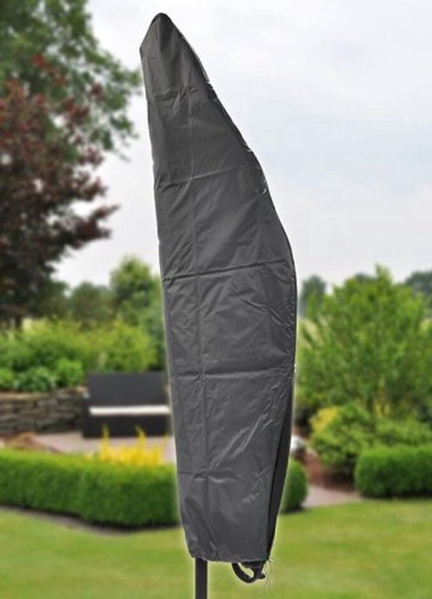 Beschermhoes Hoogwaardige Polyester - Beschermhoes Parasol - Afdekhoes - Waterdicht - 2 Meter Hoogte - Inclusief Ritssluiting en Banden - Parasolhoes