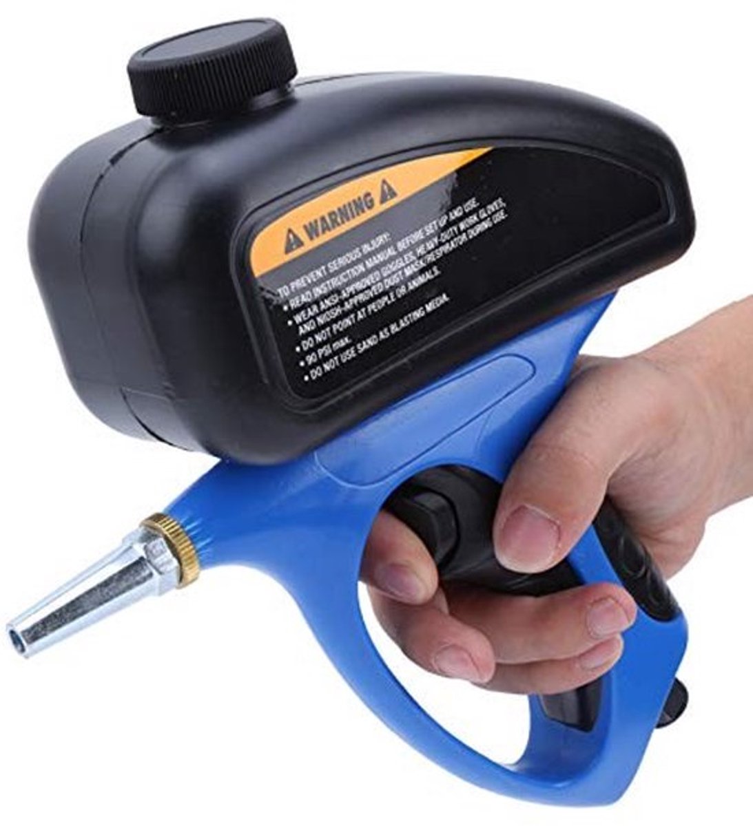 Zandstraalmachine Professionele Handheld - Antislip Handvat - Zwaartekracht Voeding - Draagbare Zand Blaster - 20,5 x 24 cm - Efficiënt Zandstralen - Zandblaster